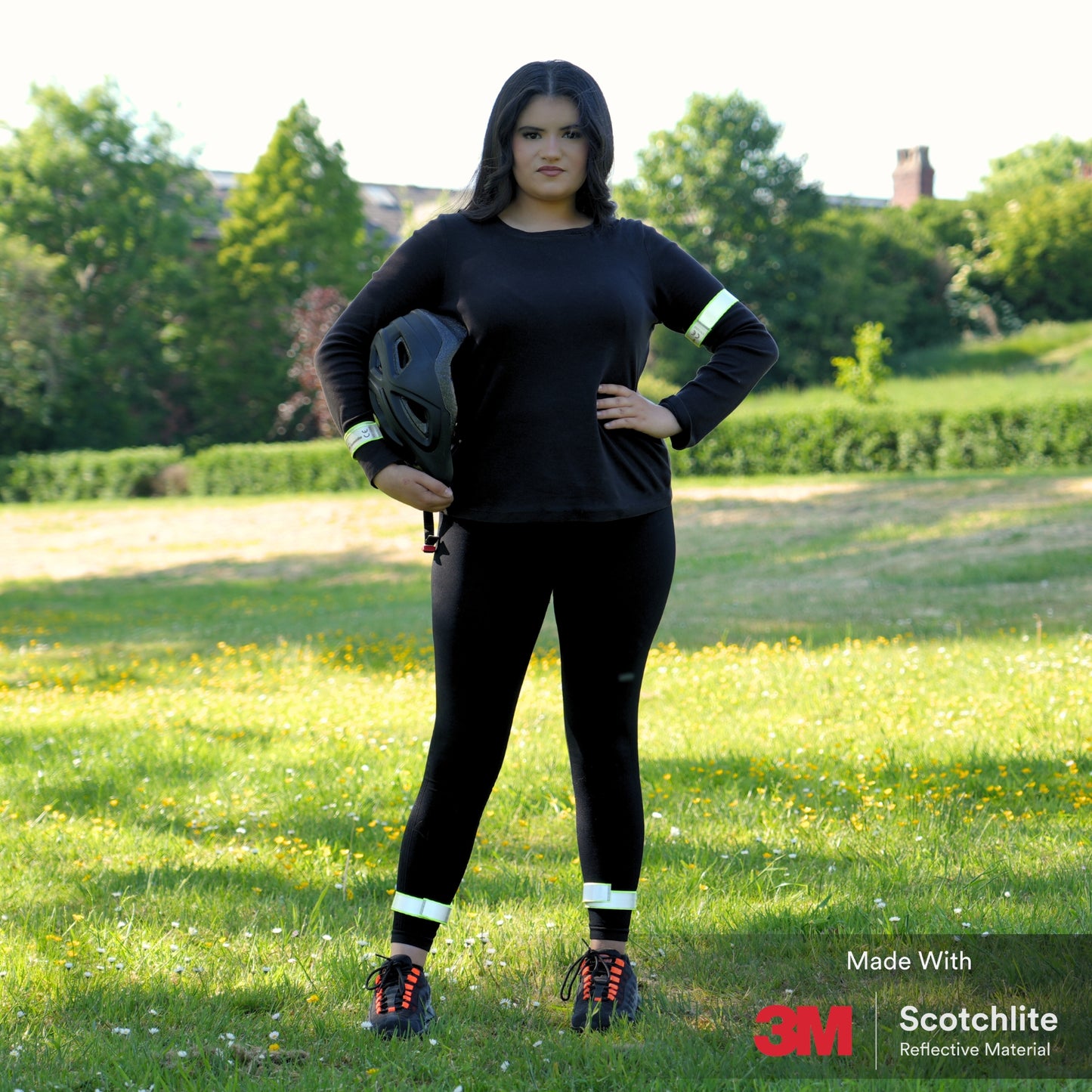 Schnappband Quality – 3M Scotchlite - EN 17353, blau (MOQ: 250)