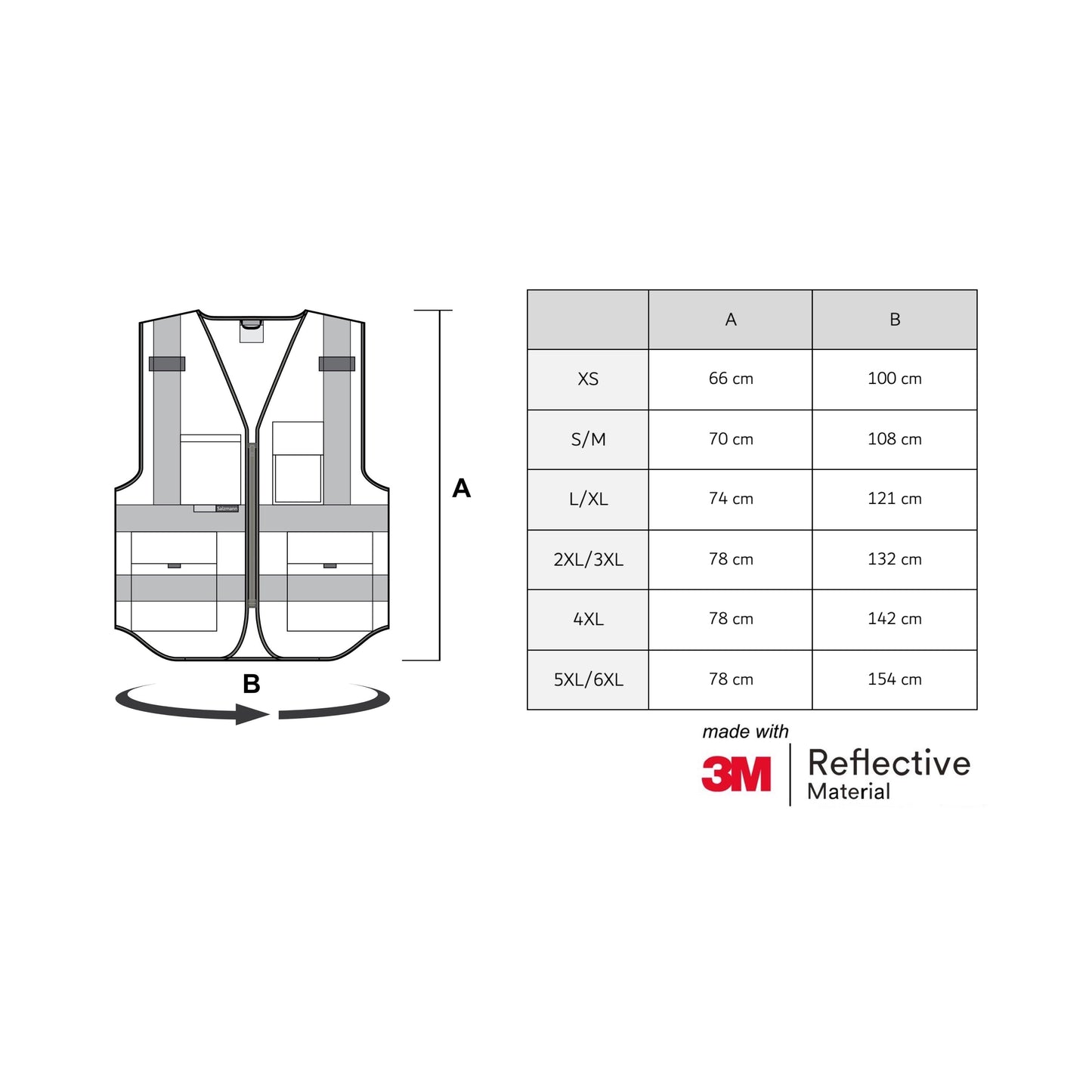 Warnweste mit Logoaufdruck (bedruckt / unbedruckt wählbar) - marineblau