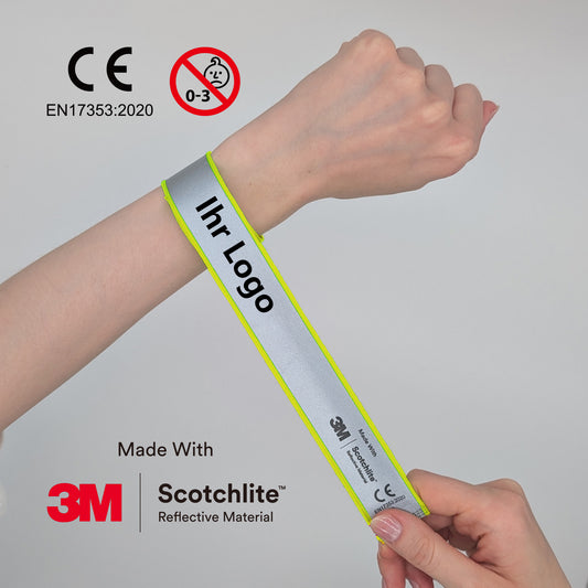 Schnappband Quality – 3M Scotchlite - EN 17353, gelb (MOQ: 250)