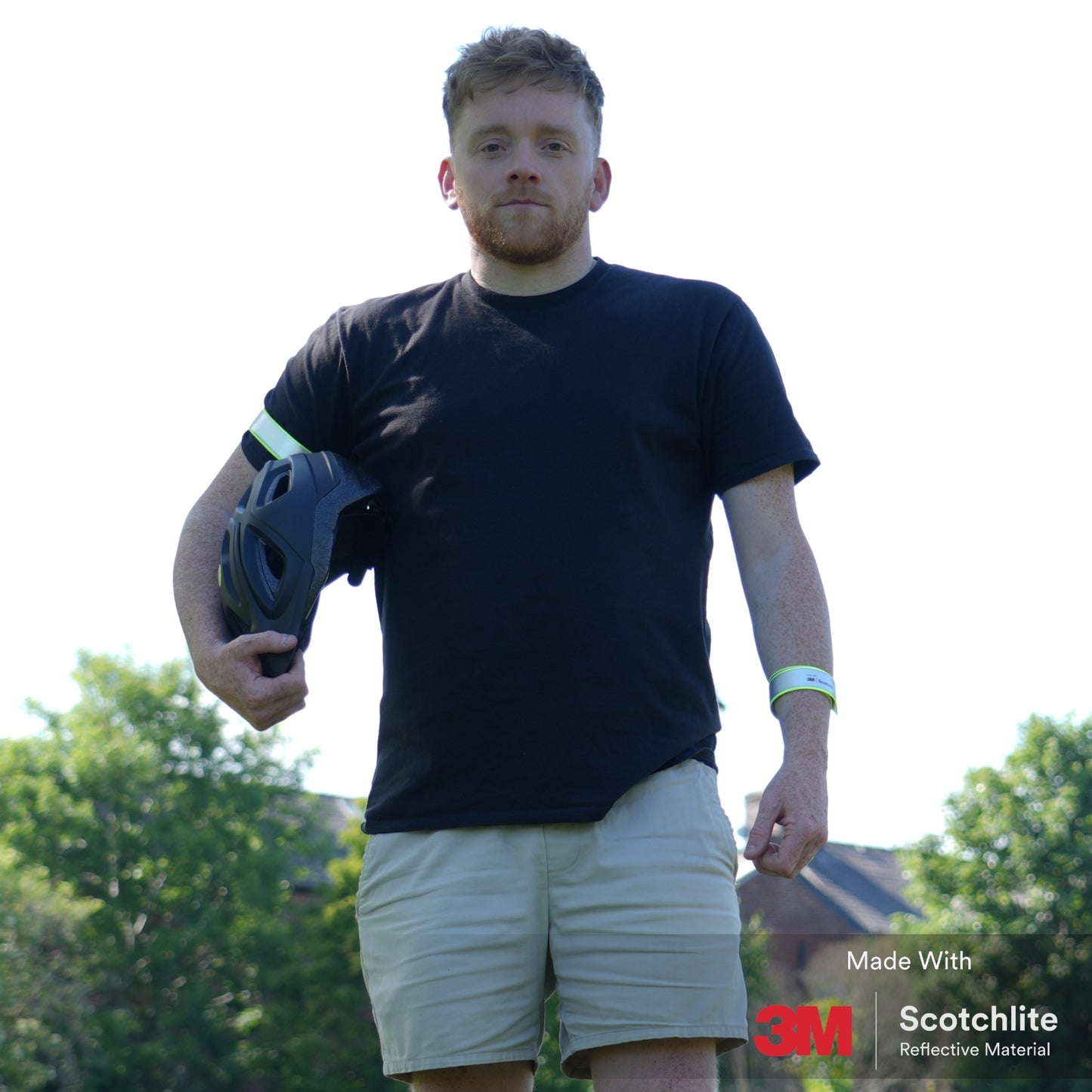 Schnappband Quality – 3M Scotchlite - EN 17353, blau (MOQ: 250)