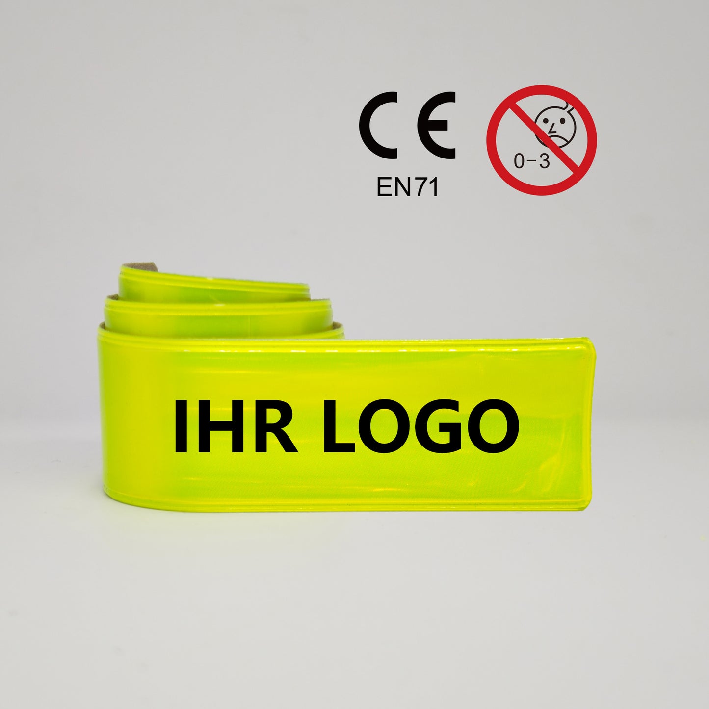 Schnappband Promotion - EN71, gelb (MOQ: 250)
